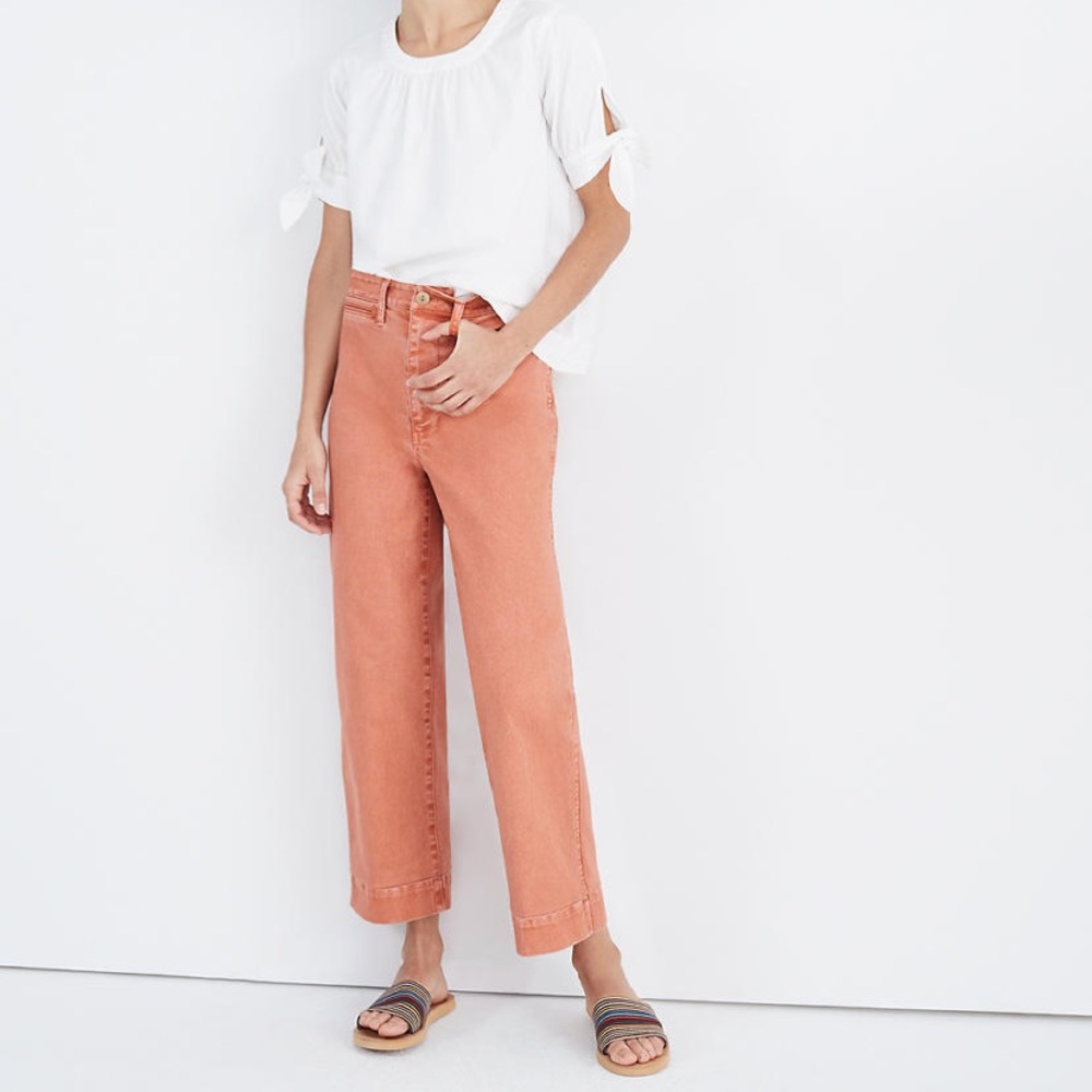 Madewell Emmett Wide-Leg Crop Pants